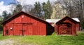 Rustic Red Barn Ã¢â¬â Virginia, USA Royalty Free Stock Photo